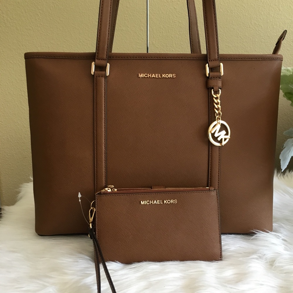 Firm❗️Michael Kors Large sady Laptop Bag & wallet - Picture 1 of 8